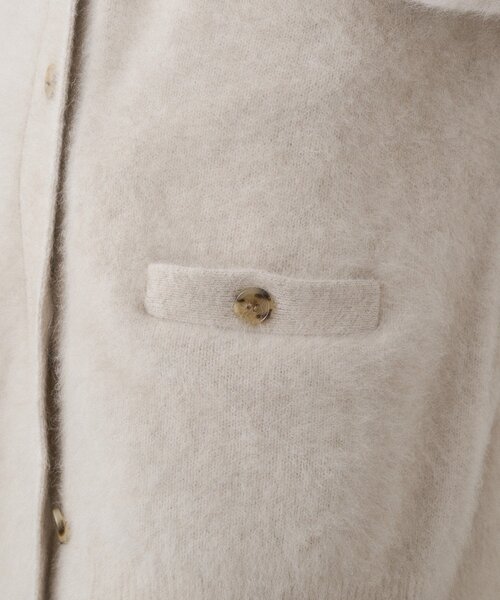 LOUNGEDRESS(ラウンジドレス)の「FURカシミヤニットカーデ(ニット/セーター・レディース・ネイビー/グレー/アイボリー・FREE)」の18枚目の写真