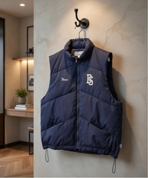 DISCUS ATHLETIC（ディスカス　アスレチック）の「【DISCUS ATHLETIC/ディスカス アスレチック】ワンポイントロゴ 中綿スタンドネックベスト（ダウンベスト）」