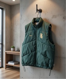 DISCUS ATHLETIC（ディスカス　アスレチック）の「【DISCUS ATHLETIC/ディスカス アスレチック】ワンポイントロゴ 中綿スタンドネックベスト（ダウンベスト）」