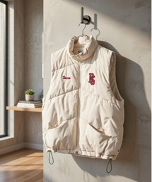 DISCUS ATHLETIC（ディスカス　アスレチック）の「【DISCUS ATHLETIC/ディスカス アスレチック】ワンポイントロゴ 中綿スタンドネックベスト（ダウンベスト）」