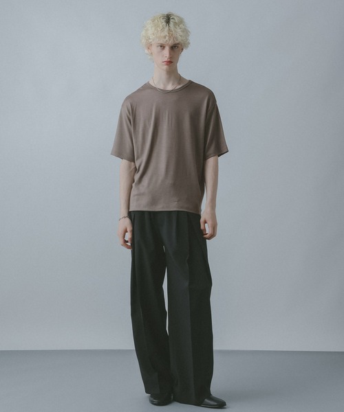 HARE(ハレ)の「【WOOL100% MADE IN JAPAN】PREMIUMウールカットソー(HARE)(Tシャツ/カットソー・メンズ・ブラック/グレー/ベージュ・MEDIUM/SMALL)」の17枚目の写真