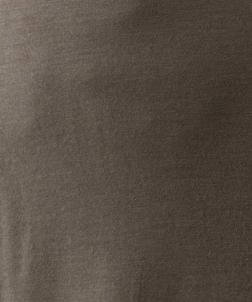 HARE(ハレ)の「【WOOL100% MADE IN JAPAN】PREMIUMウールカットソー(HARE)(Tシャツ/カットソー・メンズ・ブラック/グレー/ベージュ・MEDIUM/SMALL)」の7枚目の写真
