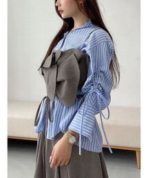 OUNNOUN | 【OUNNOUN】ドロストスリーブシャツ(シャツ/ブラウス)