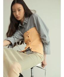 OUNNOUN（オウンノウン）の「【OUNNOUN】ドロストスリーブシャツ（シャツ/ブラウス）」