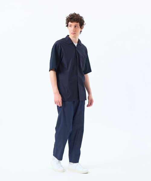 MACKINTOSH PHILOSOPHY(マッキントッシュ フィロソフィー)の「ニットコンビシャツ ケーブルニット×ブロード(シャツ/ブラウス・メンズ・ライトベージュ/ライトグリーン/ダークネイビー/ピンク系その他3・40/38)」の14枚目の写真