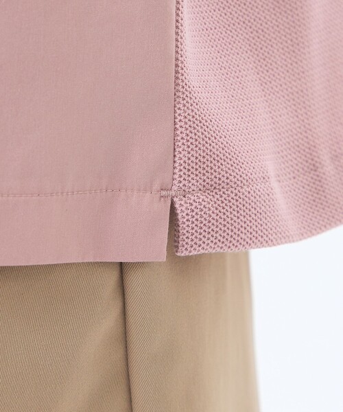 MACKINTOSH PHILOSOPHY(マッキントッシュ フィロソフィー)の「ニットコンビシャツ ケーブルニット×ブロード(シャツ/ブラウス・メンズ・ライトベージュ/ライトグリーン/ダークネイビー/ピンク系その他3・40/38)」の11枚目の写真