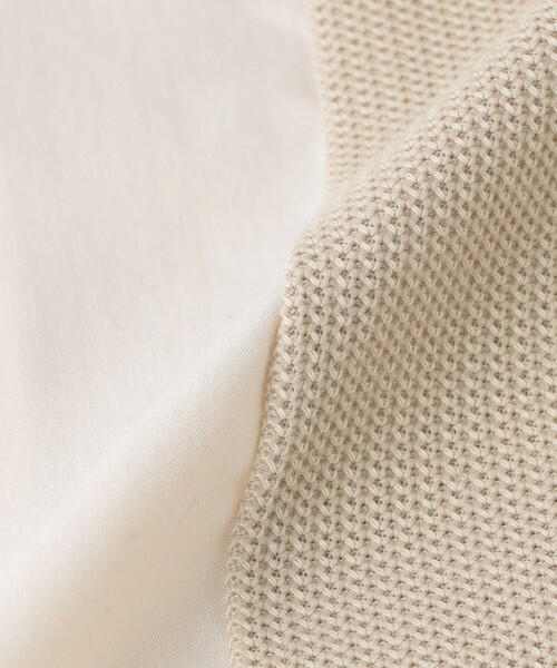 MACKINTOSH PHILOSOPHY(マッキントッシュ フィロソフィー)の「ニットコンビシャツ ケーブルニット×ブロード(シャツ/ブラウス・メンズ・ライトベージュ/ライトグリーン/ダークネイビー/ピンク系その他3・40/38)」の8枚目の写真