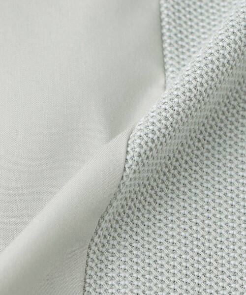 MACKINTOSH PHILOSOPHY(マッキントッシュ フィロソフィー)の「ニットコンビシャツ ケーブルニット×ブロード(シャツ/ブラウス・メンズ・ライトベージュ/ライトグリーン/ダークネイビー/ピンク系その他3・40/38)」の9枚目の写真