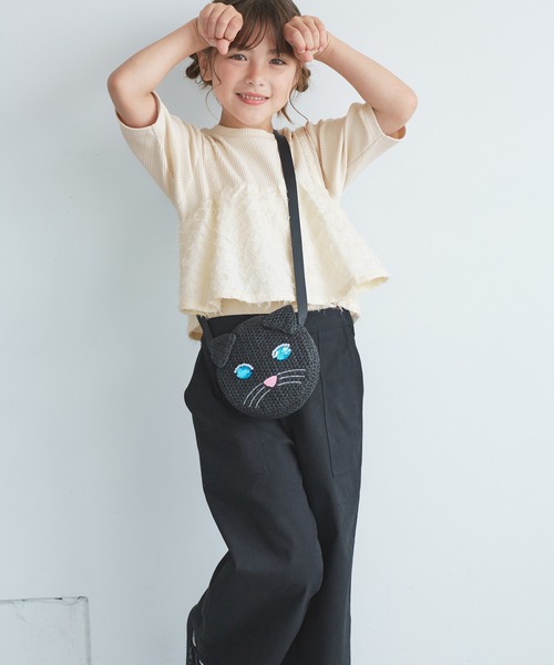 ROPE' PICNIC（ロペピクニック）の「【KIDS/キッズ】ビスチェドッキングカットソー（Tシャツ/カットソー・キッズ・ブラック/キナリ・S/M/L）」の11枚目の写真