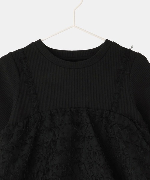 ROPE' PICNIC（ロペピクニック）の「【KIDS/キッズ】ビスチェドッキングカットソー（Tシャツ/カットソー・キッズ・ブラック/キナリ・S/M/L）」の16枚目の写真