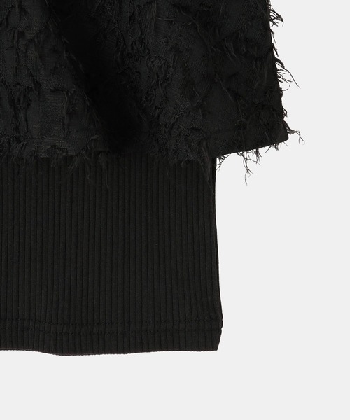 ROPE' PICNIC（ロペピクニック）の「【KIDS/キッズ】ビスチェドッキングカットソー（Tシャツ/カットソー・キッズ・ブラック/キナリ・S/M/L）」の18枚目の写真