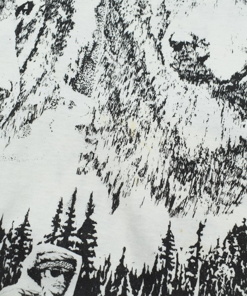 VINTAGE(ヴィンテージ)の「【USED】90’s SCREEN STARS “Wolf&Bike” アニマル Tシャツ(Tシャツ/カットソー・メンズ・ホワイト・X-LARGE)」の3枚目の写真