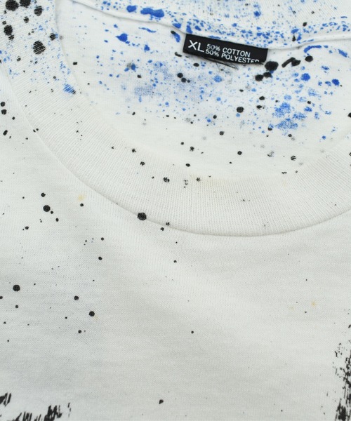 VINTAGE(ヴィンテージ)の「【USED】90’s SCREEN STARS “Wolf&Bike” アニマル Tシャツ(Tシャツ/カットソー・メンズ・ホワイト・X-LARGE)」の8枚目の写真