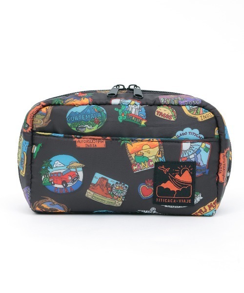 チチカカ（チチカカ）の「トラベルポーチ（ポーチ・レディース・ダークグリーン/ブラック・FREE）」の7枚目の写真