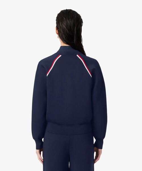 LACOSTE(ラコステ)の「ダブルフェイスジャージトラックジャケット(ジャージ・レディース・ネイビー・40/38/36/34)」の7枚目の写真
