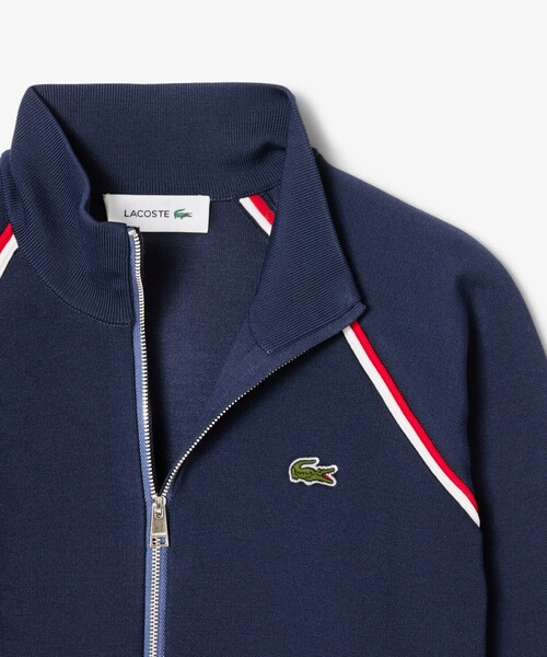 LACOSTE(ラコステ)の「ダブルフェイスジャージトラックジャケット(ジャージ・レディース・ネイビー・40/38/36/34)」の5枚目の写真