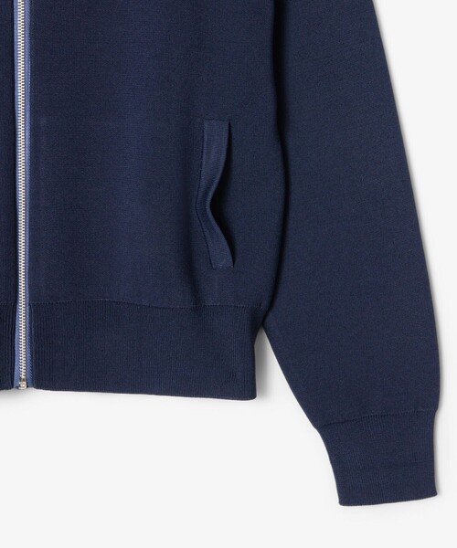 LACOSTE(ラコステ)の「ダブルフェイスジャージトラックジャケット(ジャージ・レディース・ネイビー・40/38/36/34)」の4枚目の写真