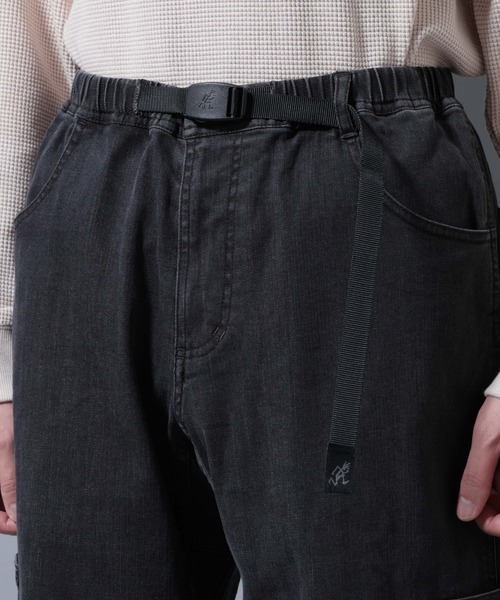 Gramicci（グラミチ）の「Gramicci/別注 CARGO DENIM PANT（デニムパンツ・メンズ・ブラック/インディゴブルー・S/M/L）」の19枚目の写真