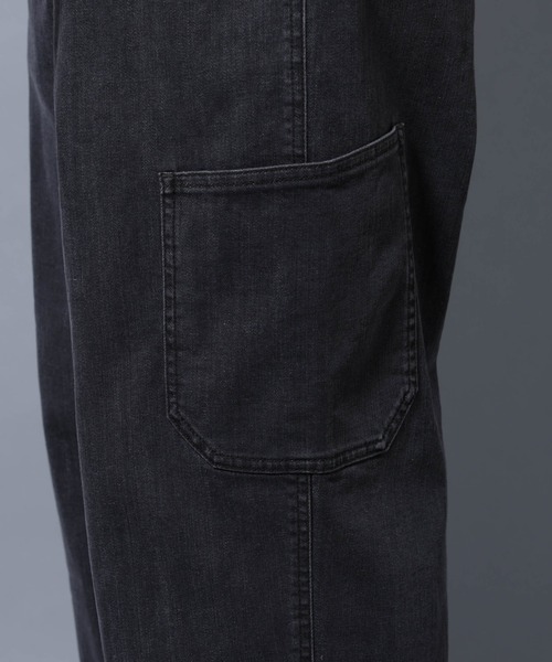 Gramicci（グラミチ）の「Gramicci/別注 CARGO DENIM PANT（デニムパンツ・メンズ・ブラック/インディゴブルー・S/M/L）」の22枚目の写真