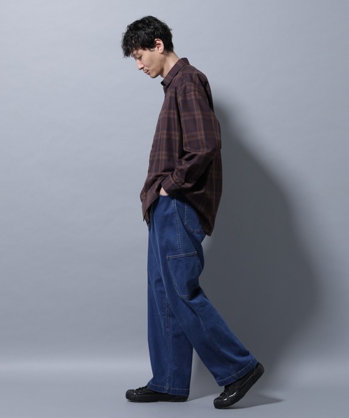 Gramicci（グラミチ）の「Gramicci/別注 CARGO DENIM PANT（デニムパンツ・メンズ・ブラック/インディゴブルー・S/M/L）」の7枚目の写真