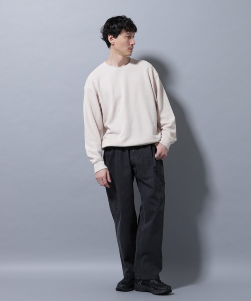 Gramicci（グラミチ）の「Gramicci/別注 CARGO DENIM PANT（デニムパンツ・メンズ・ブラック/インディゴブルー・S/M/L）」の11枚目の写真