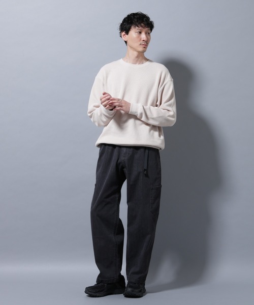 Gramicci（グラミチ）の「Gramicci/別注 CARGO DENIM PANT（デニムパンツ・メンズ・ブラック/インディゴブルー・S/M/L）」の12枚目の写真