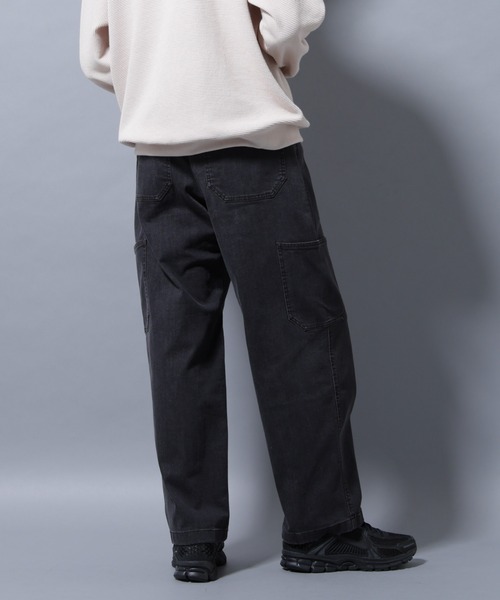 Gramicci（グラミチ）の「Gramicci/別注 CARGO DENIM PANT（デニムパンツ・メンズ・ブラック/インディゴブルー・S/M/L）」の10枚目の写真