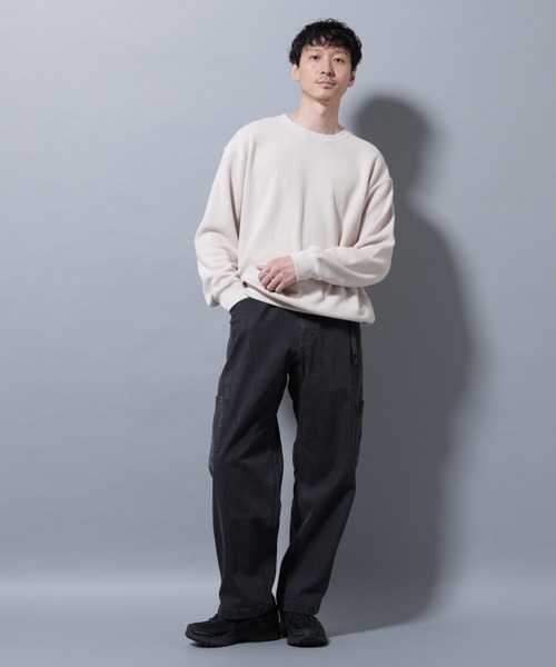 Gramicci（グラミチ）の「Gramicci/別注 CARGO DENIM PANT（デニムパンツ・メンズ・ブラック/インディゴブルー・S/M/L）」の13枚目の写真