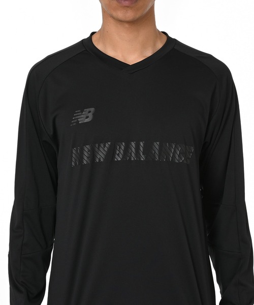 NEW BALANCE（ニューバランス）の「ロングスリーブシャツ（Tシャツ/カットソー・メンズ・ブラック・SMALL/MEDIUM/LARGE/X-LARGE/XX-LARGE）」の2枚目の写真