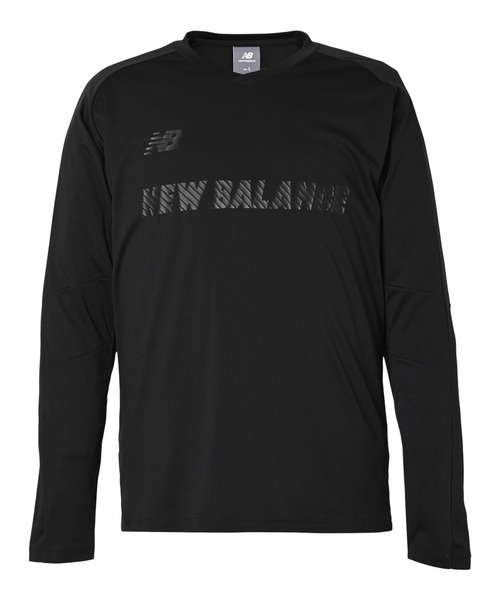 NEW BALANCE（ニューバランス）の「ロングスリーブシャツ（Tシャツ/カットソー・メンズ・ブラック・SMALL/MEDIUM/LARGE/X-LARGE/XX-LARGE）」の3枚目の写真