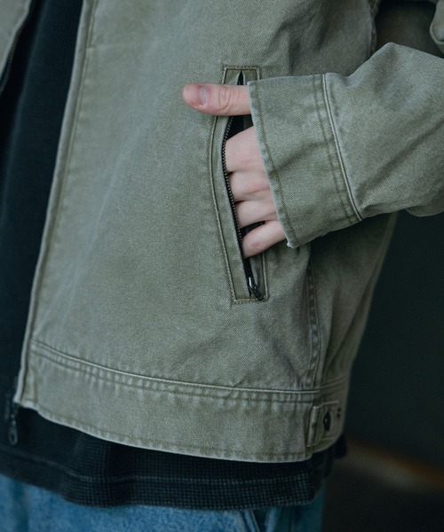 RATTLE TRAP(ラトルトラップ)の「12ozコットンダックデトロイトジャケット(ブルゾン・メンズ・カーキ/ブラック/キャメル・M/L)」の20枚目の写真