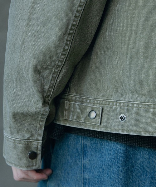 RATTLE TRAP(ラトルトラップ)の「12ozコットンダックデトロイトジャケット(ブルゾン・メンズ・カーキ/ブラック/キャメル・M/L)」の22枚目の写真