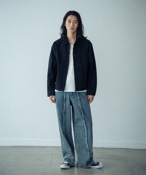 RATTLE TRAP(ラトルトラップ)の「12ozコットンダックデトロイトジャケット(ブルゾン・メンズ・カーキ/ブラック/キャメル・M/L)」の4枚目の写真