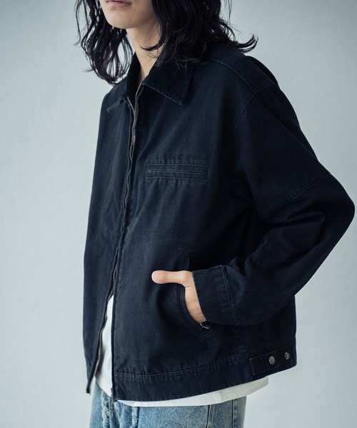 RATTLE TRAP(ラトルトラップ)の「12ozコットンダックデトロイトジャケット(ブルゾン・メンズ・カーキ/ブラック/キャメル・M/L)」の8枚目の写真