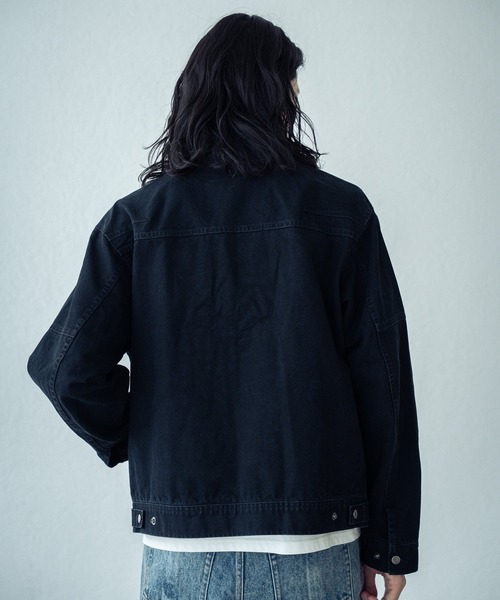 RATTLE TRAP(ラトルトラップ)の「12ozコットンダックデトロイトジャケット(ブルゾン・メンズ・カーキ/ブラック/キャメル・M/L)」の10枚目の写真