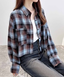 【WEB限定】チェックショートシャツ