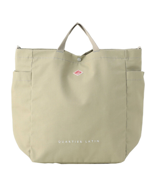 DANTON(ダントン)の「CANVAS 2WAY TOTE BAG〈QUARTIER LATIN〉(トートバッグ・レディース・ベージュ/チャコール/オレンジ/アイボリー/ブラック/ブルー・-)」の5枚目の写真