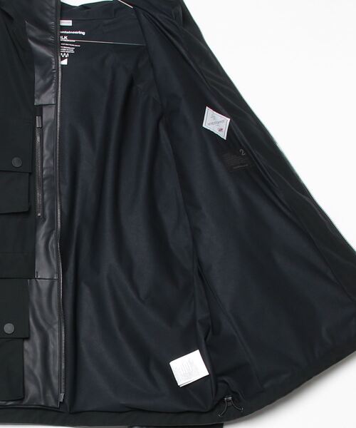 WHITE MOUNTAINEERING(ホワイトマウンテニアリング)の「White Mountaineering WINDSTOPPER ZIP OFF MOUNTAIN PARKA (BK2573205)(マウンテンパーカー・メンズ・ブラック・2)」の3枚目の写真