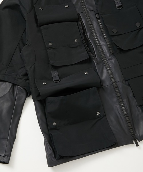 WHITE MOUNTAINEERING(ホワイトマウンテニアリング)の「White Mountaineering WINDSTOPPER ZIP OFF MOUNTAIN PARKA (BK2573205)(マウンテンパーカー・メンズ・ブラック・2)」の5枚目の写真