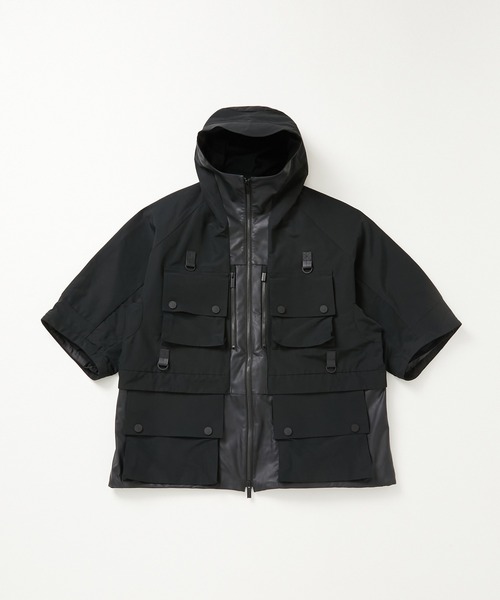 WHITE MOUNTAINEERING(ホワイトマウンテニアリング)の「White Mountaineering WINDSTOPPER ZIP OFF MOUNTAIN PARKA (BK2573205)(マウンテンパーカー・メンズ・ブラック・2)」の6枚目の写真