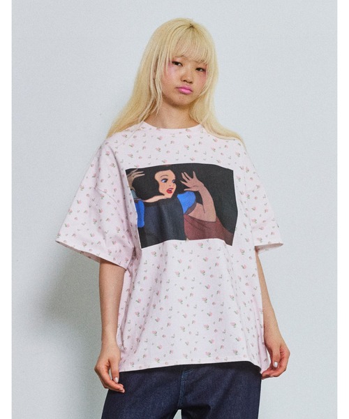 Little sunny bite(リトルサニーバイト)の「【8】【it】【little sunny bite】little sunny bite Disney collection / snow white big tee(Tシャツ/カットソー・レディース・ピンク/ホワイト・SMALL/MEDIUM)」の1枚目の写真