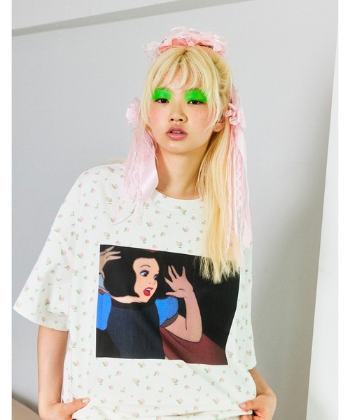 Little sunny bite(リトルサニーバイト)の「【8】【it】【little sunny bite】little sunny bite Disney collection / snow white big tee(Tシャツ/カットソー・レディース・ピンク/ホワイト・SMALL/MEDIUM)」の10枚目の写真