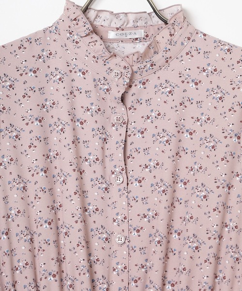 Honeys（ハニーズ）の「フリルネックワンピース（ワンピース・レディース・ブラック/ピンク系その他/ブラウン系その他・S/M/LL/L/3L）」の18枚目の写真