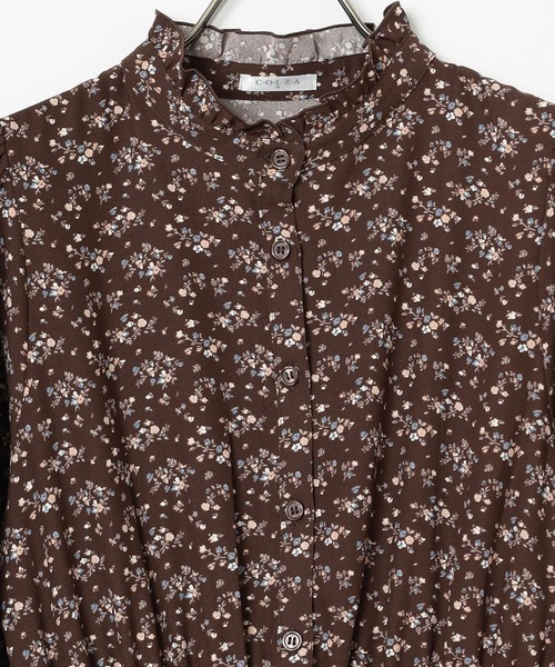 Honeys（ハニーズ）の「フリルネックワンピース（ワンピース・レディース・ブラック/ピンク系その他/ブラウン系その他・S/M/LL/L/3L）」の20枚目の写真