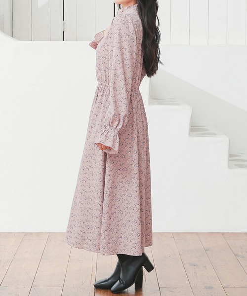 Honeys（ハニーズ）の「フリルネックワンピース（ワンピース・レディース・ブラック/ピンク系その他/ブラウン系その他・S/M/LL/L/3L）」の22枚目の写真