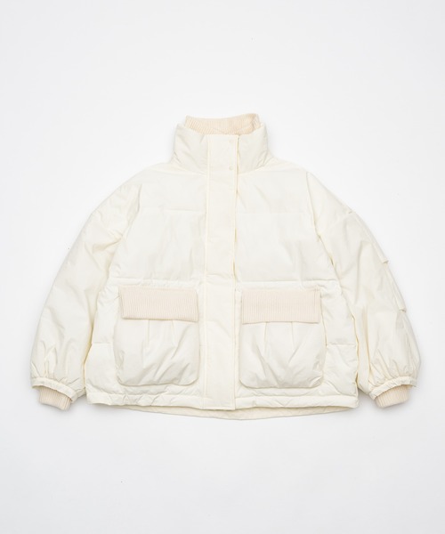padding rib blouson/中綿リブブルゾン（ダウンジャケット/コート