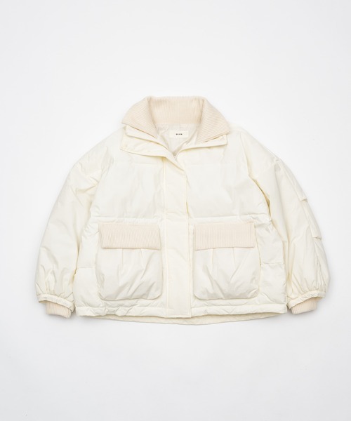 padding rib blouson/中綿リブブルゾン（ダウンジャケット/コート