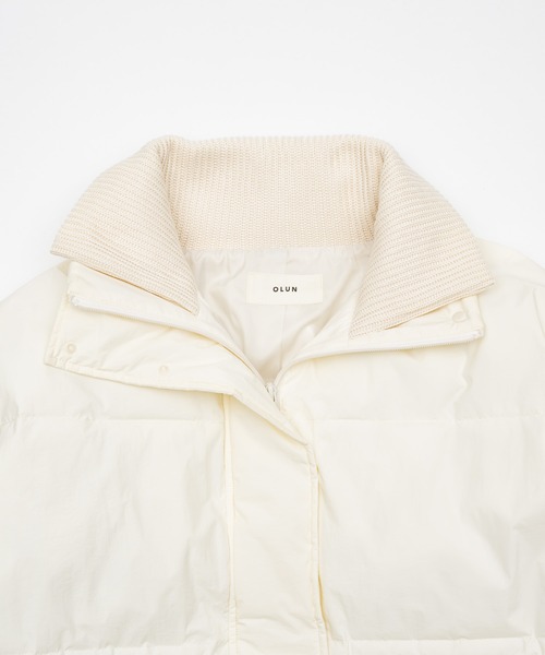 padding rib blouson/中綿リブブルゾン（ダウンジャケット/コート