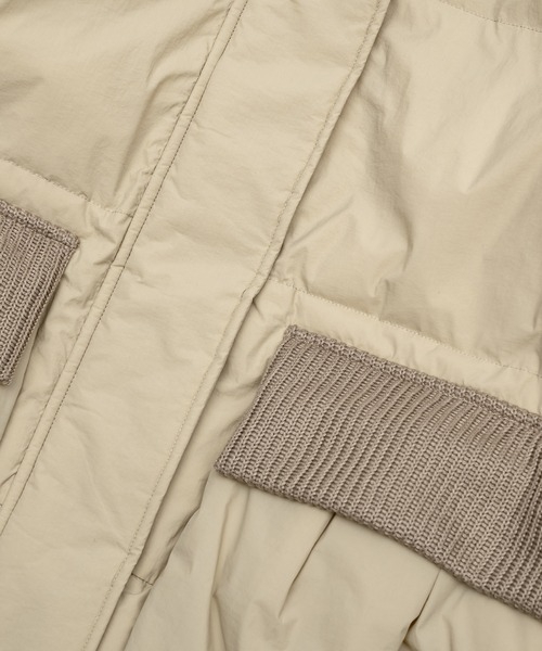 padding rib blouson/中綿リブブルゾン（ダウンジャケット/コート
