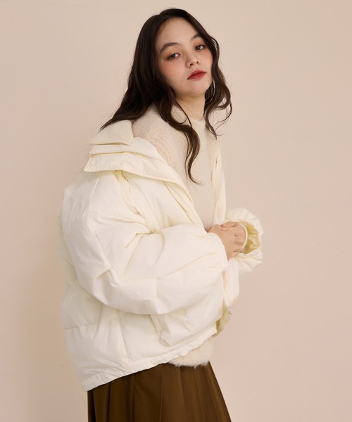 padding rib blouson/中綿リブブルゾン padding rib blouson/中綿リブブルゾン（ダウンジャケット/コート